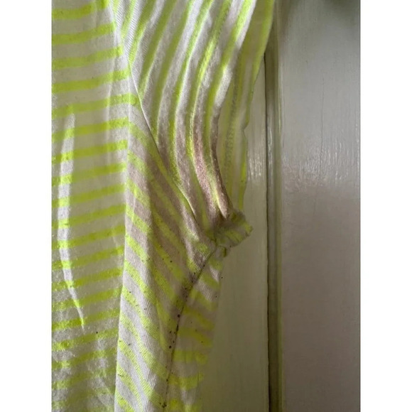 Decree Women’s size x-small yellow striped top - Picture 7 of 8